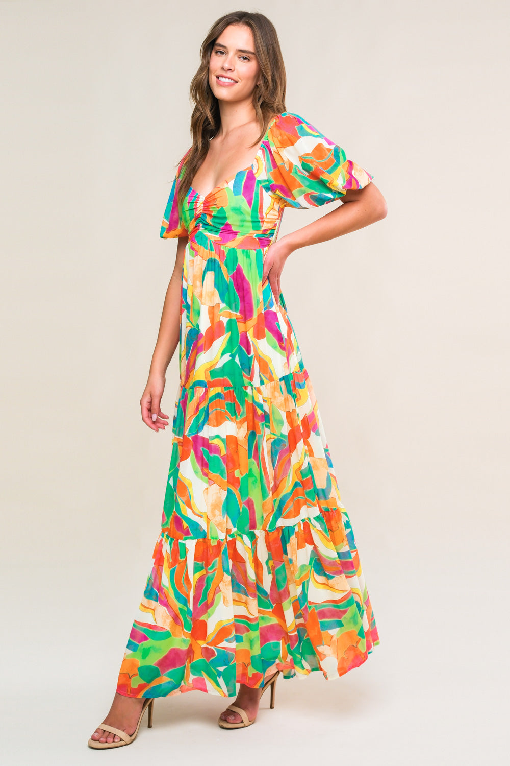 EXCEPTIONAL EXPRESSION WOVEN MAXI DRESS - MaraFormigone