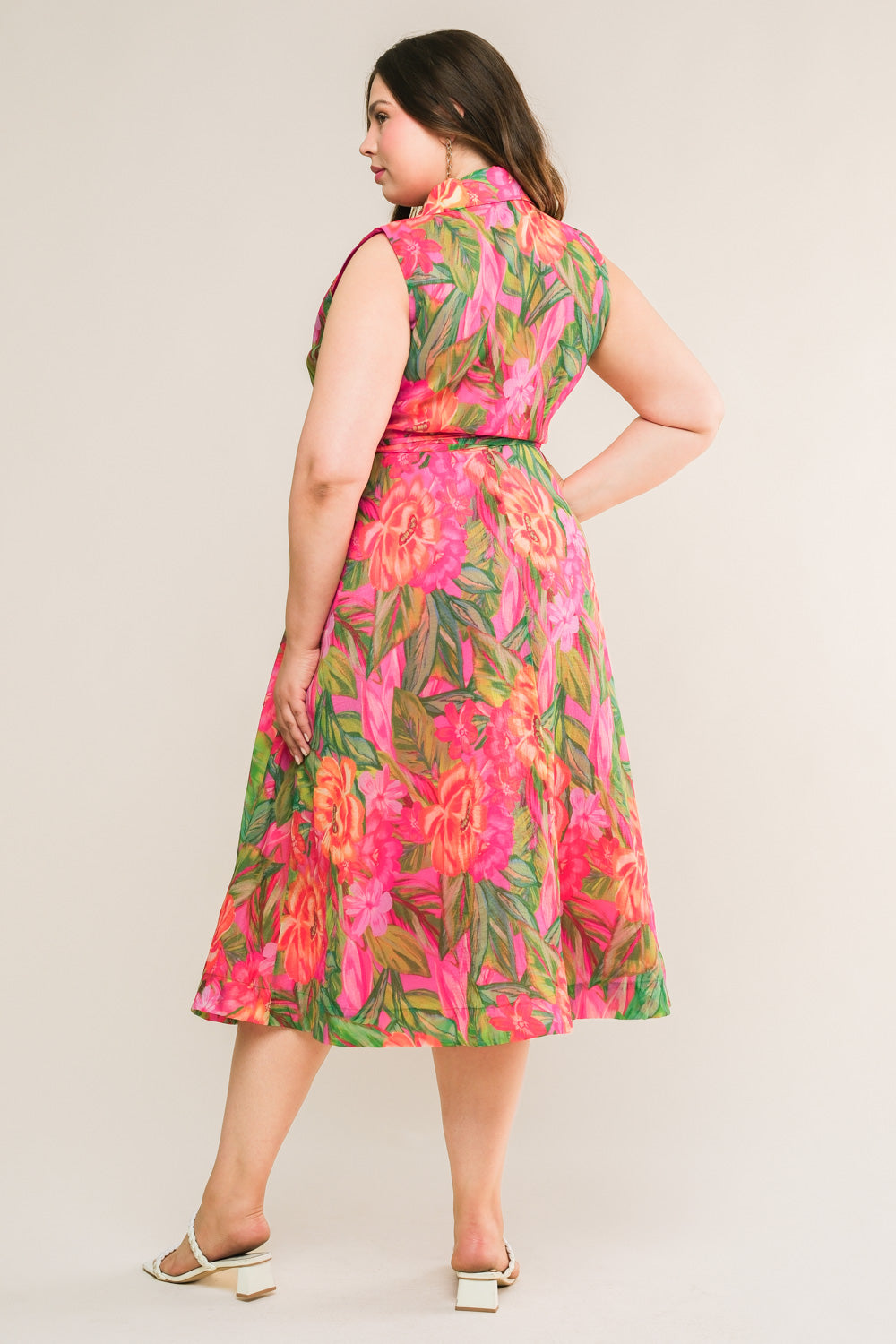 VESTIDO MIDI TECIDO "SONHOS DE DIA"