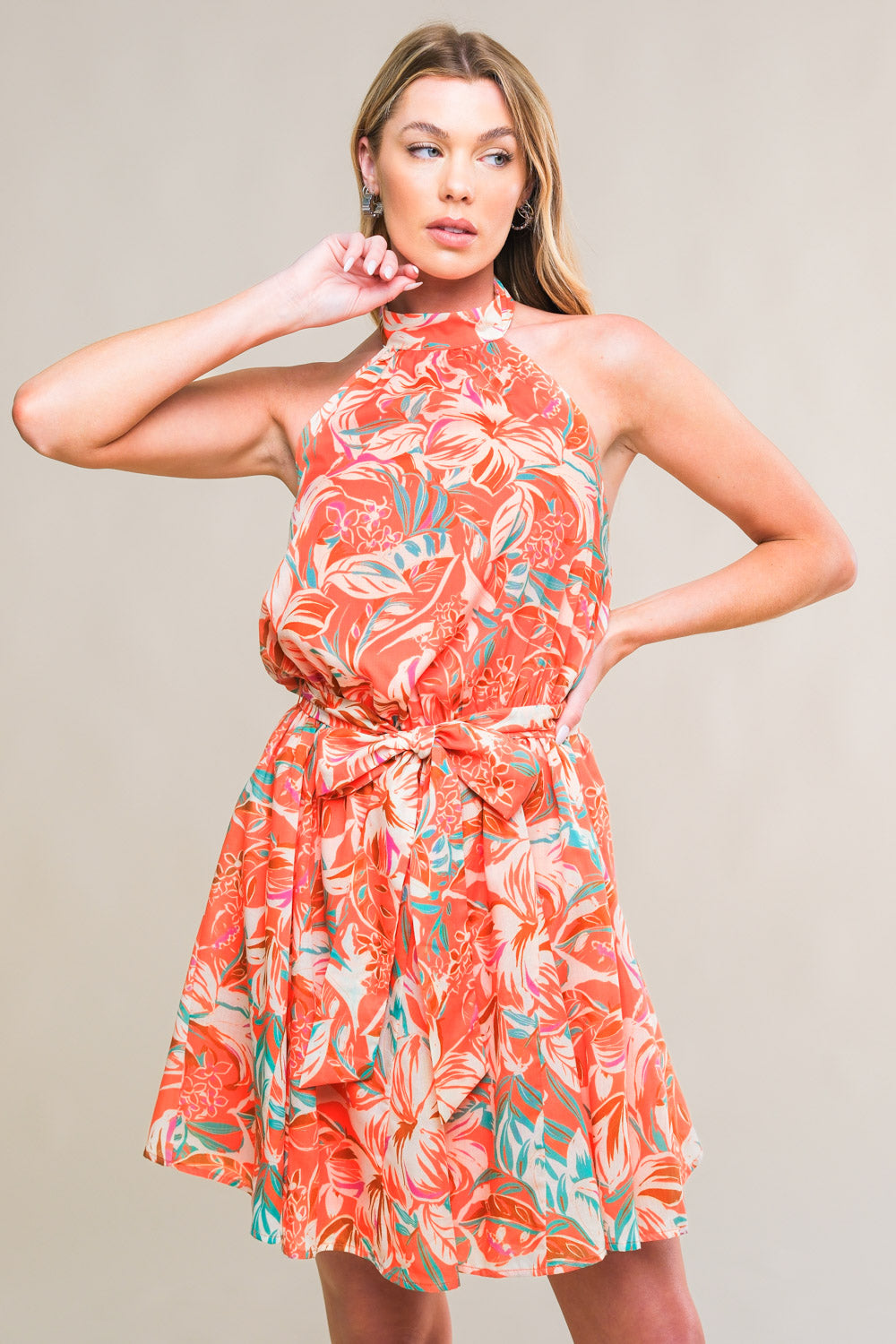 VESTIDO MINI TEJIDO SUNNY LOVELINESS