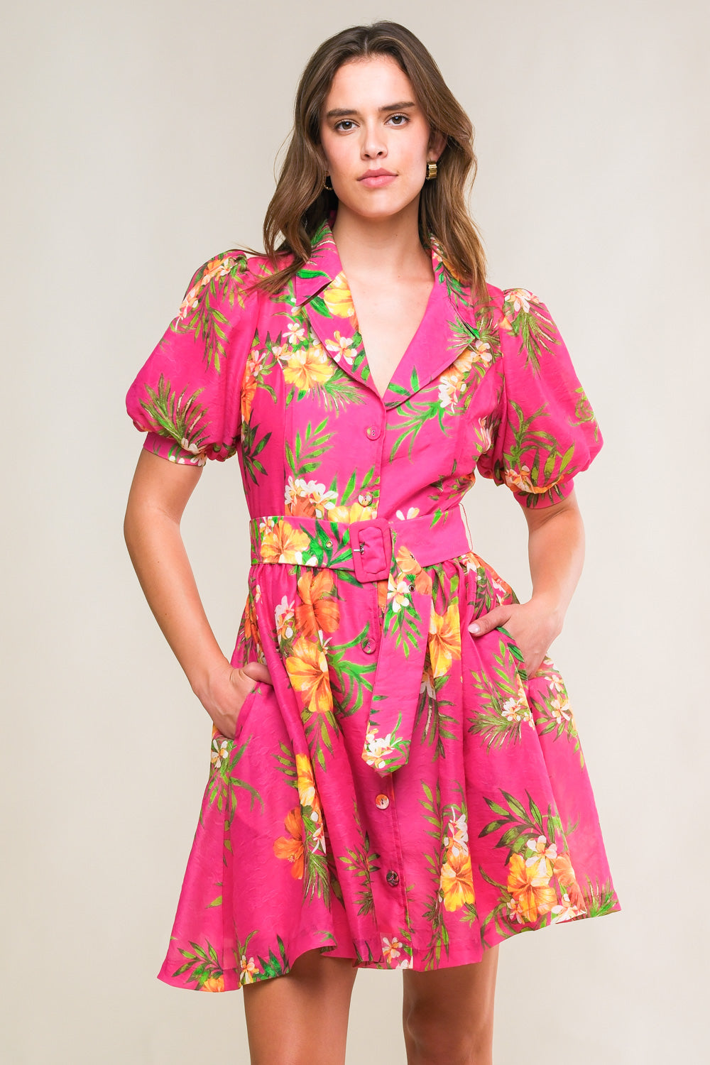 REMARKABLE ENTRANCE WOVEN MINI DRESS - MaraFormigone