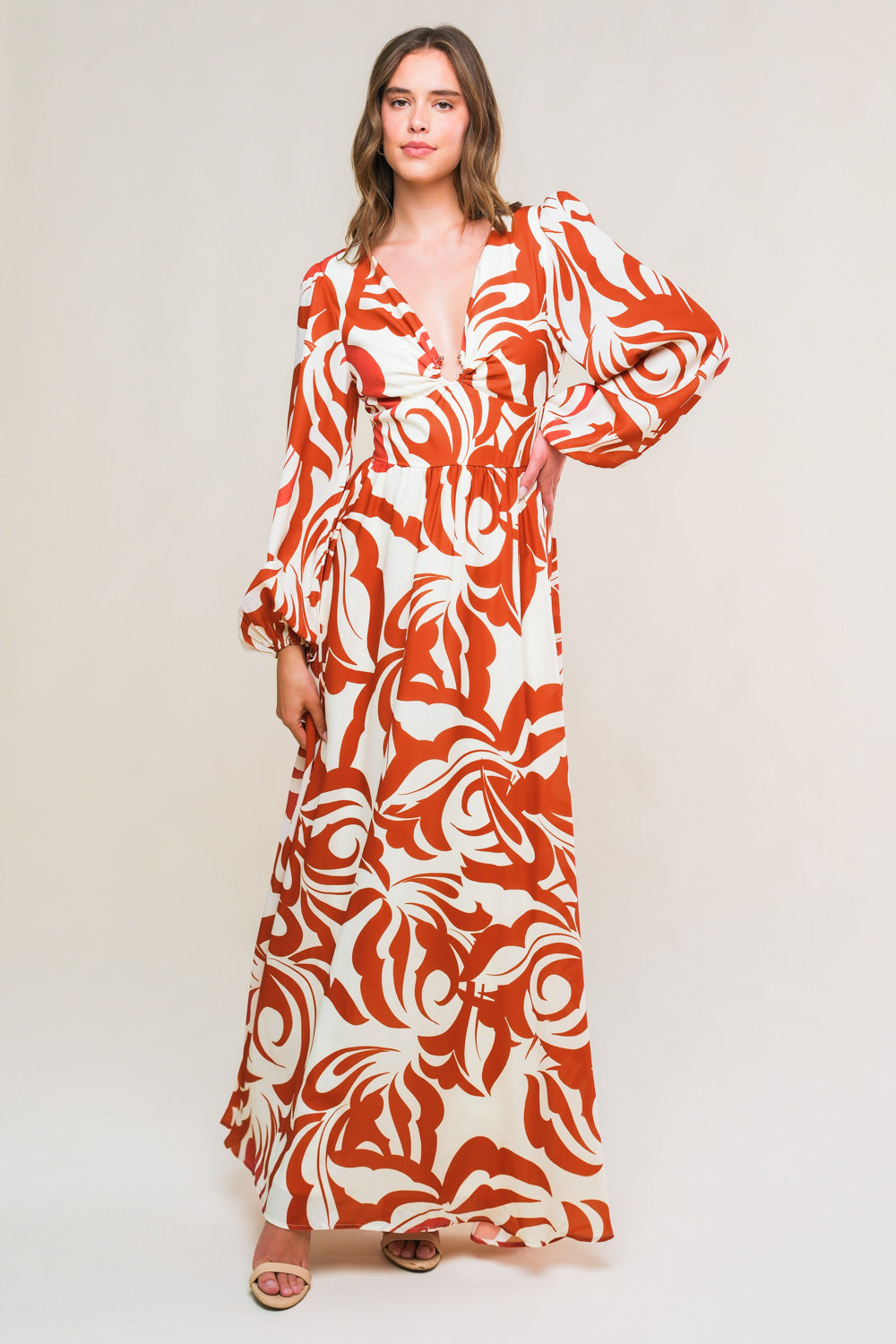 LOVE IN YOUR EYES WOVEN MAXI DRESS - MaraFormigone