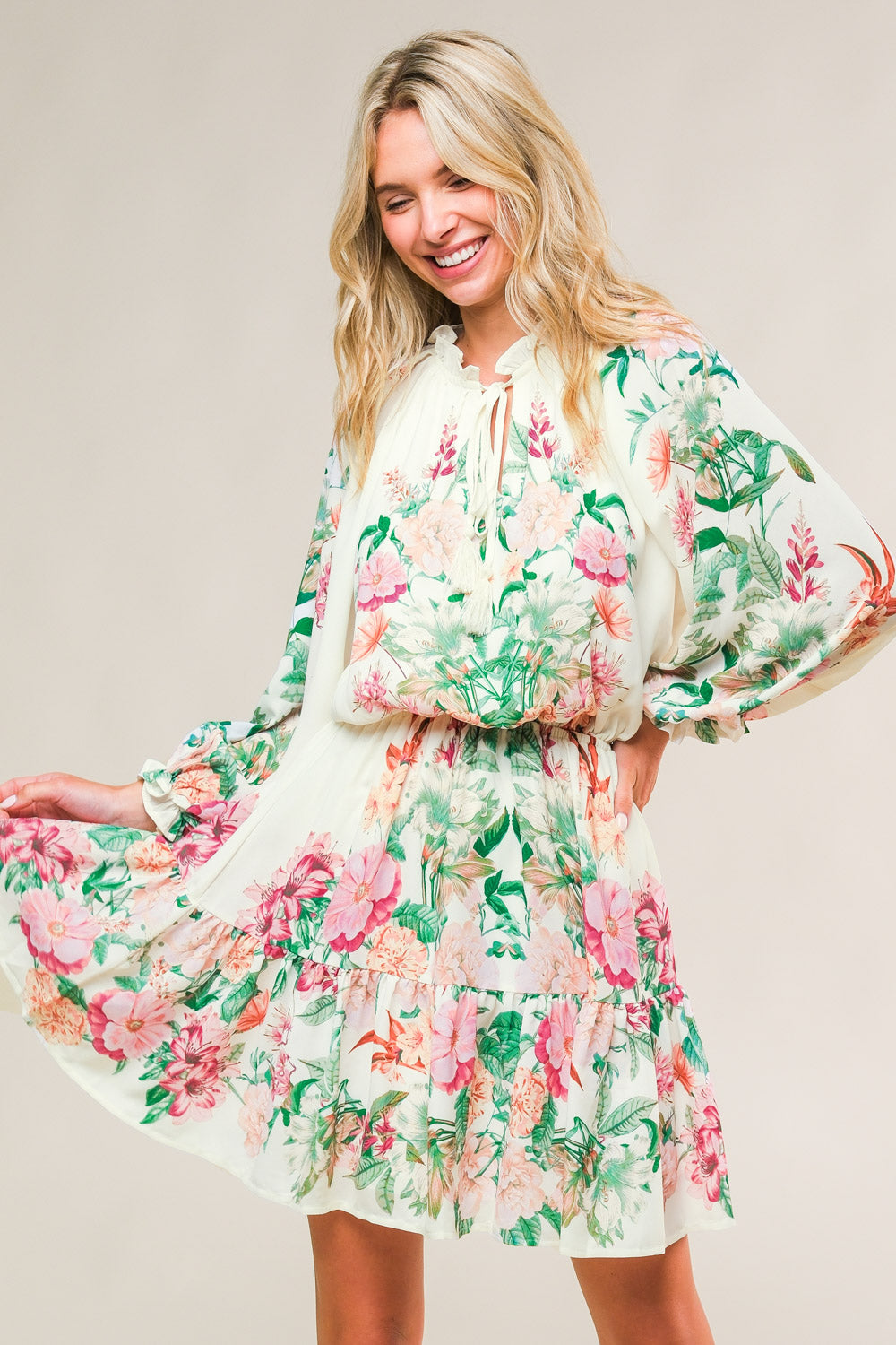 VESTIDO MINI TEJIDO HAPPIEST HERE