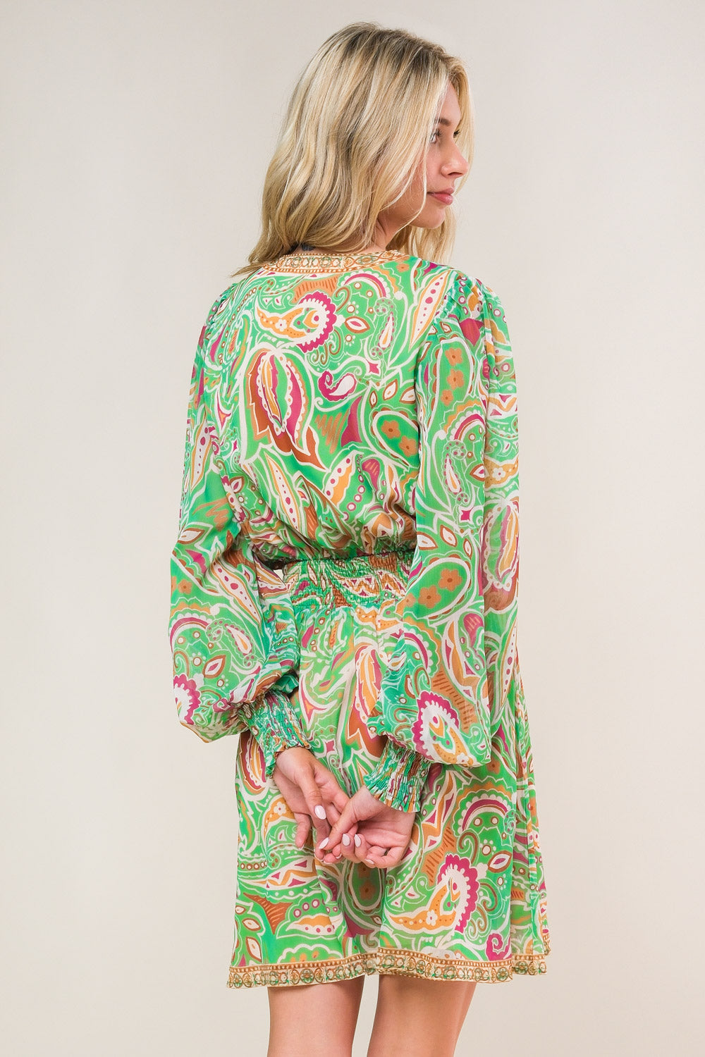 VESTIDO MINI TEJIDO "TIEMPO JUNTOS"