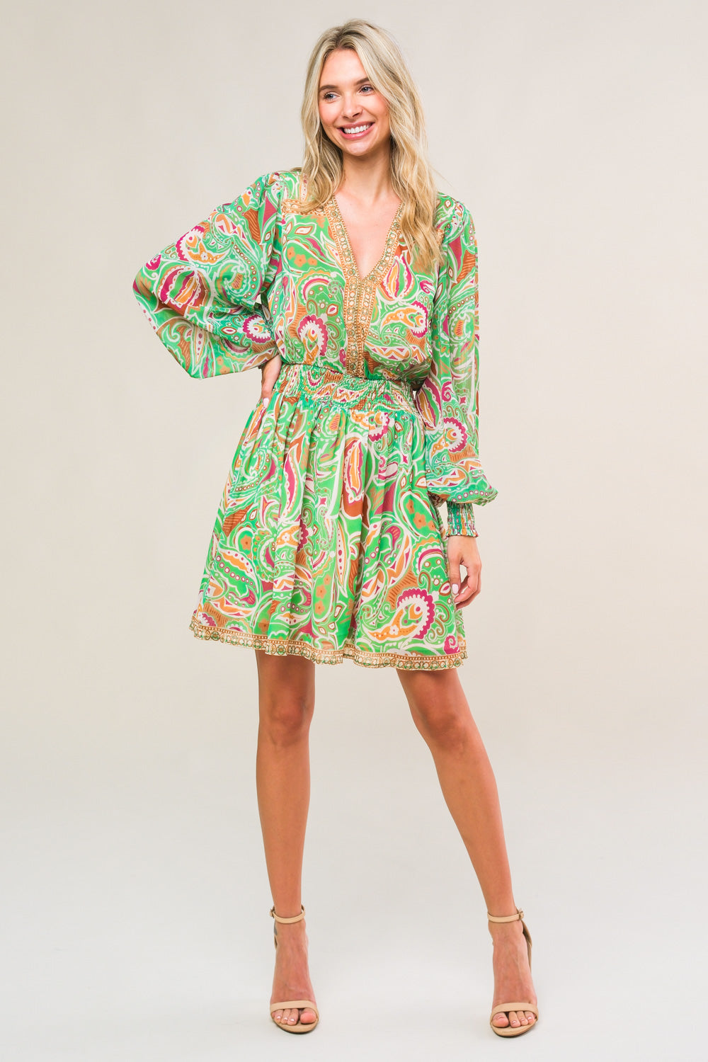 VESTIDO MINI TEJIDO "TIEMPO JUNTOS"