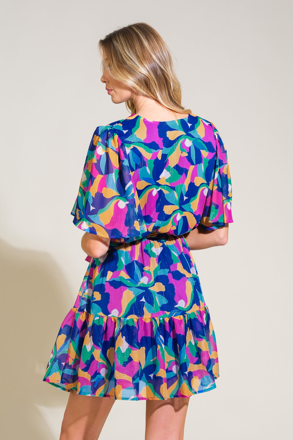 THINK OF ME WOVEN MINI DRESS - MaraFormigone