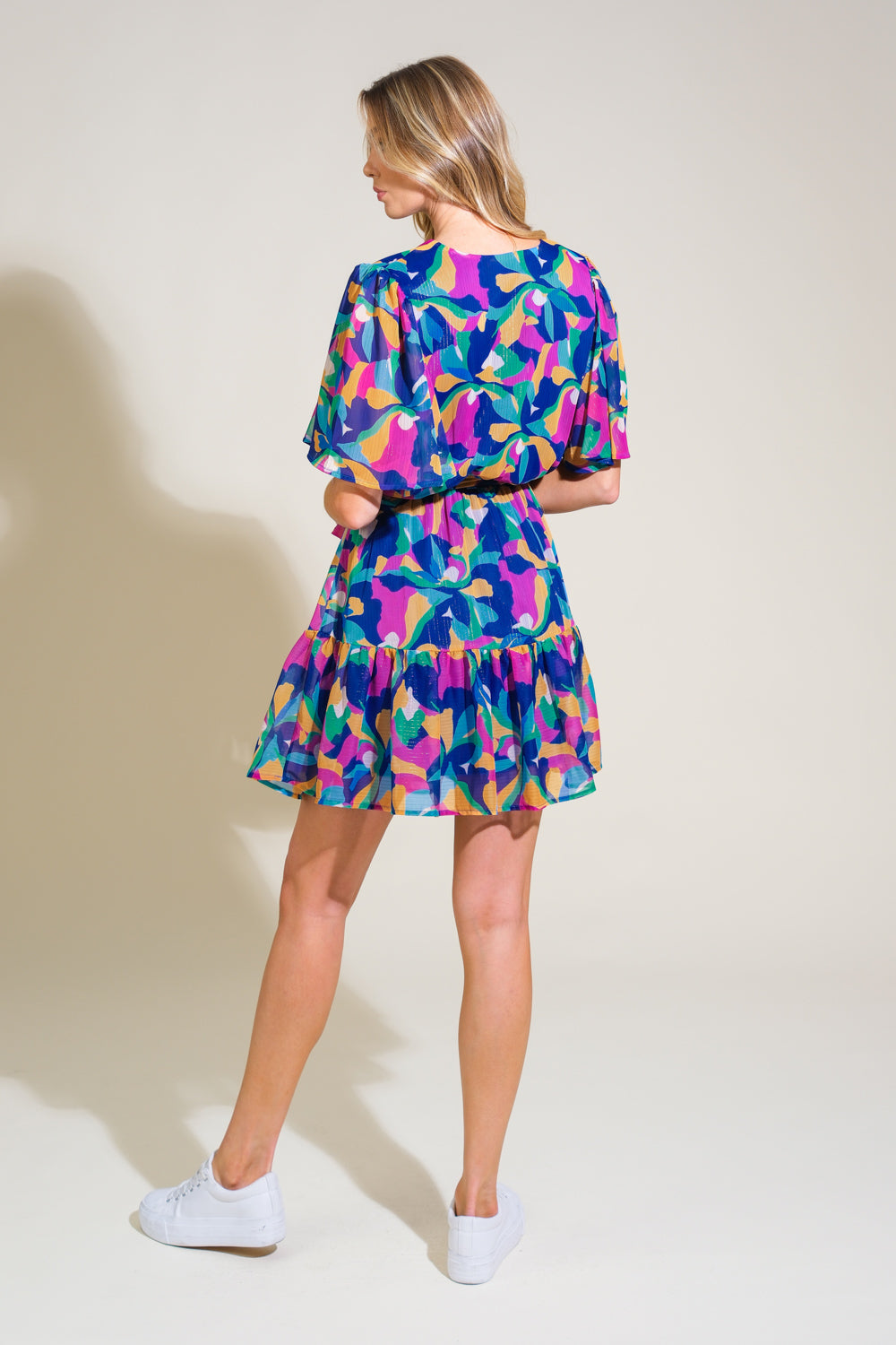 THINK OF ME WOVEN MINI DRESS - MaraFormigone