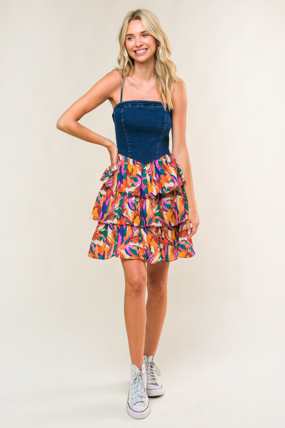 LACED IN LOVE WOVEN MINI DRESS - MaraFormigone