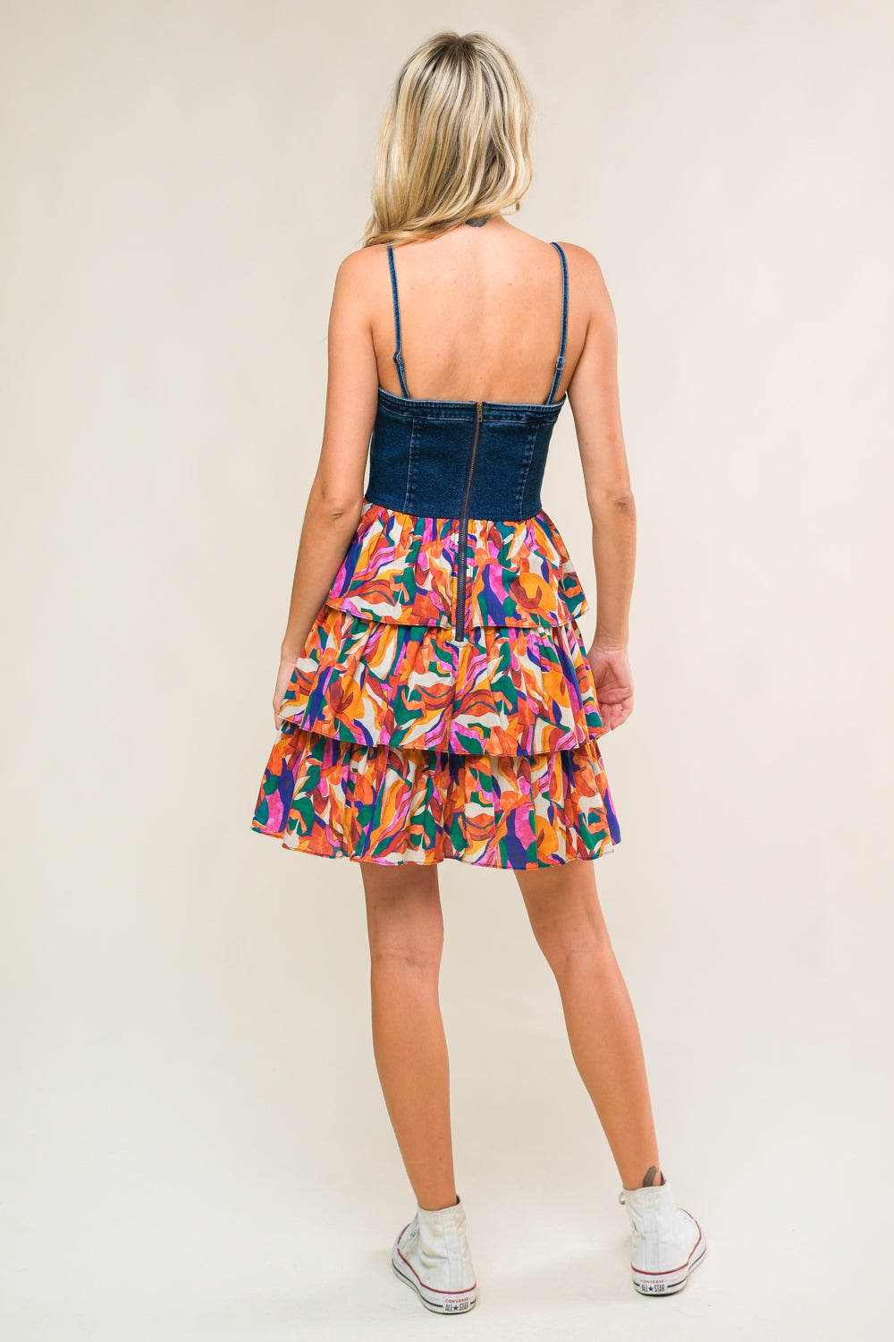 LACED IN LOVE WOVEN MINI DRESS - MaraFormigone