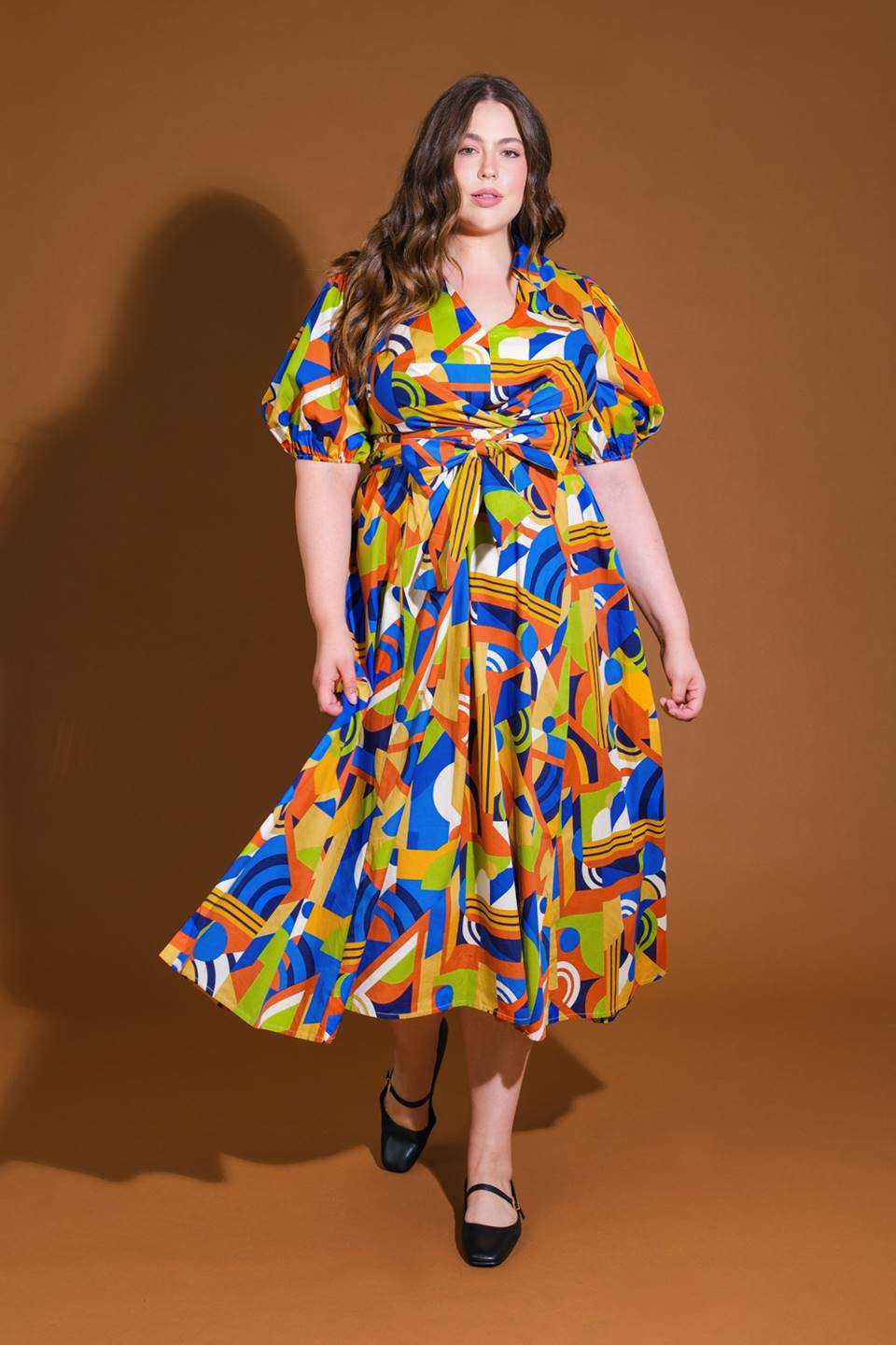 SATURDAY FEELINGS WOVEN MIDI DRESS - MaraFormigone