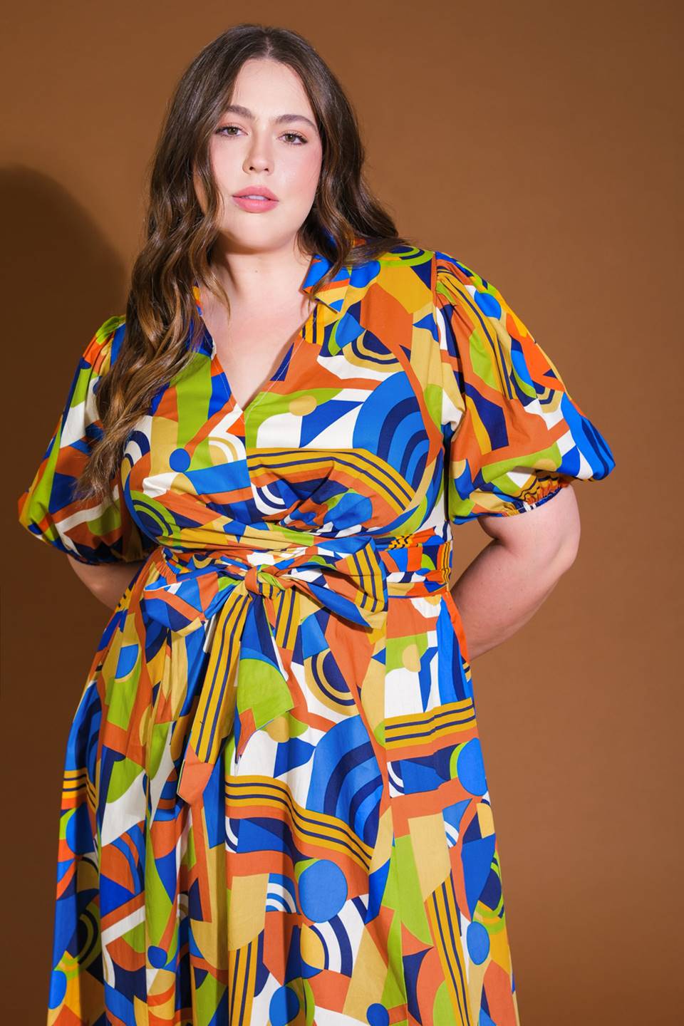 SATURDAY FEELINGS WOVEN MIDI DRESS - MaraFormigone