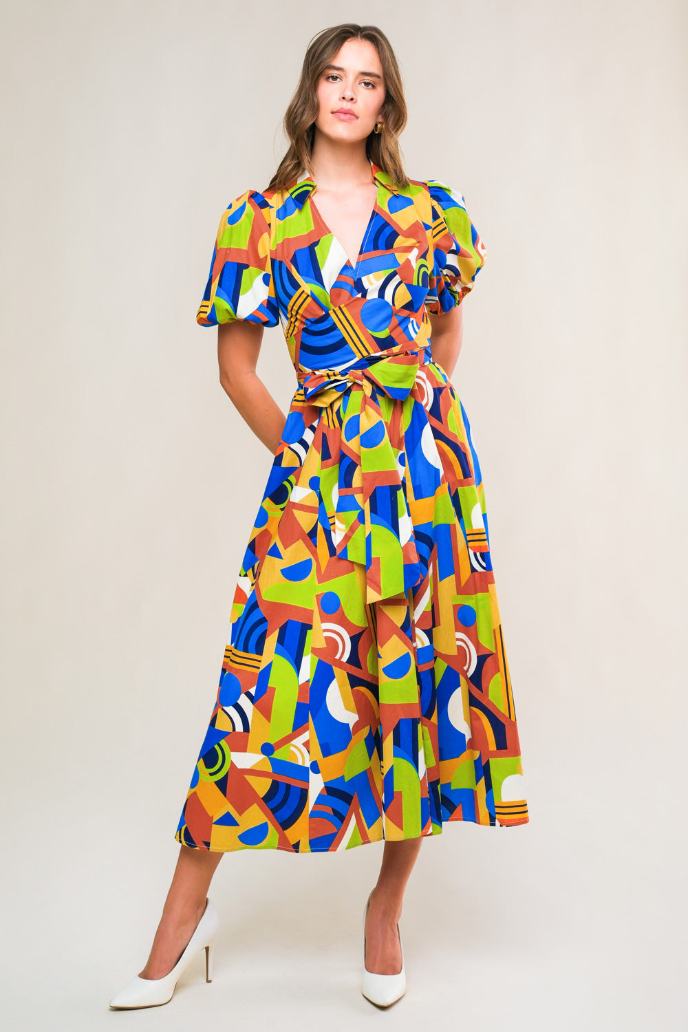 SATURDAY FEELINGS WOVEN MIDI DRESS - MaraFormigone