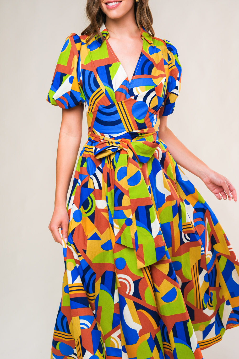 SATURDAY FEELINGS WOVEN MIDI DRESS - MaraFormigone