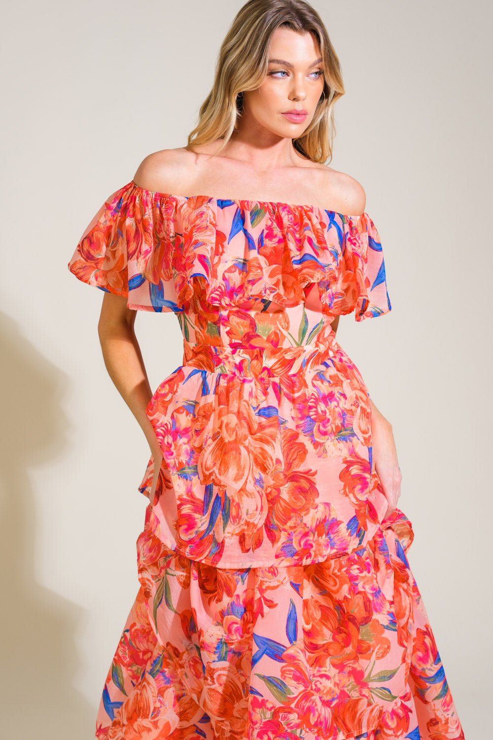 STROLL THE AVENUES WOVEN MIDI DRESS - MaraFormigone