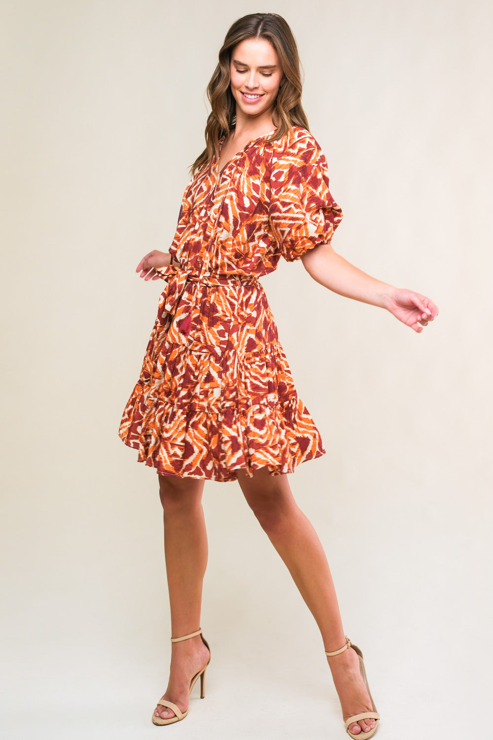 VESTIDO MINI TEJIDO FLORA HARMONY