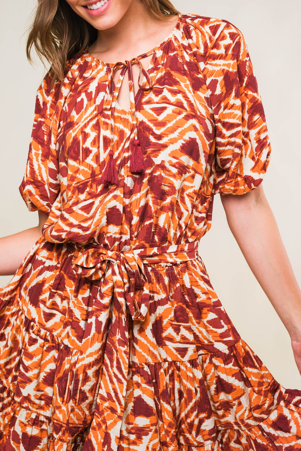 VESTIDO MINI TEJIDO FLORA HARMONY