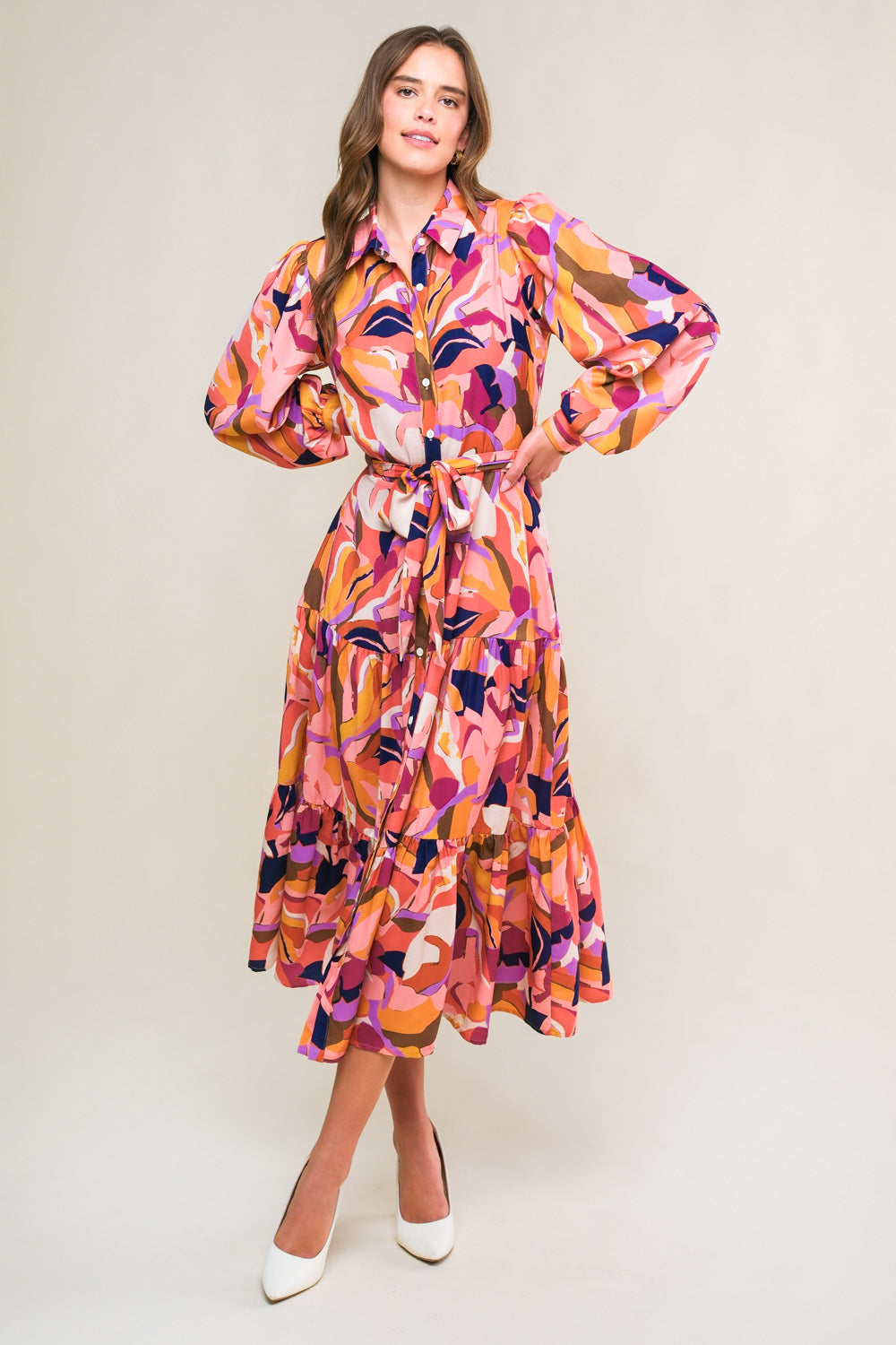 ROSEWOOD ROMANCE WOVEN MIDI DRESS - MaraFormigone