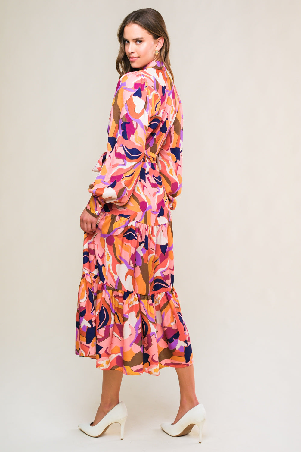 ROSEWOOD ROMANCE WOVEN MIDI DRESS - MaraFormigone