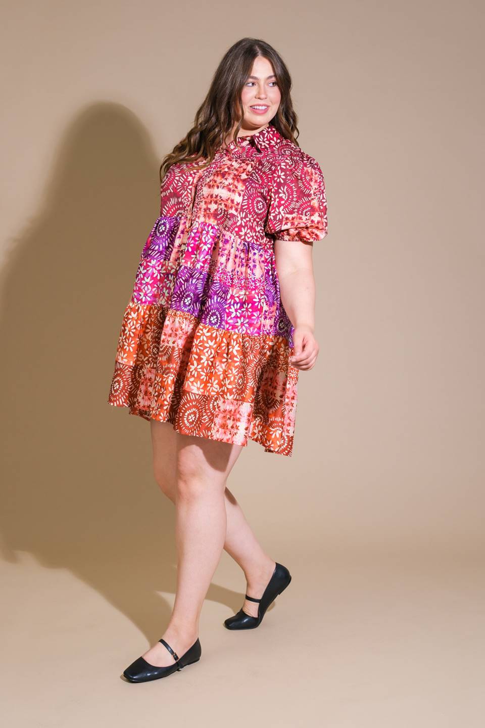 KEEP IT INTERESTING WOVEN MINI DRESS - MaraFormigone