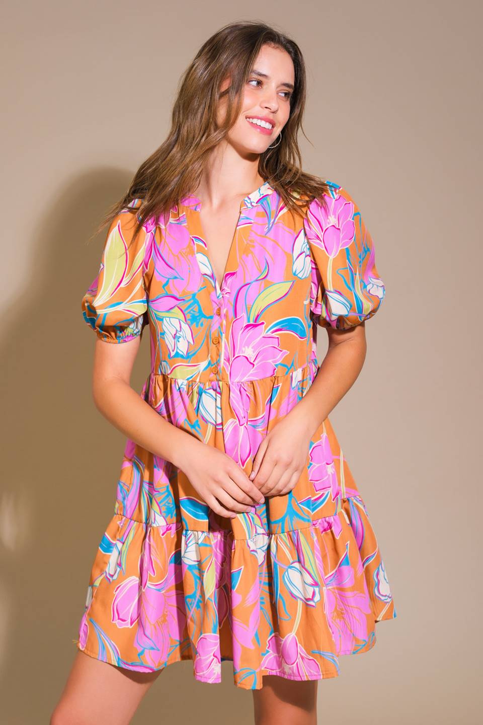 MOMENTOUS CUTENESS WOVEN MINI DRESS - MaraFormigone