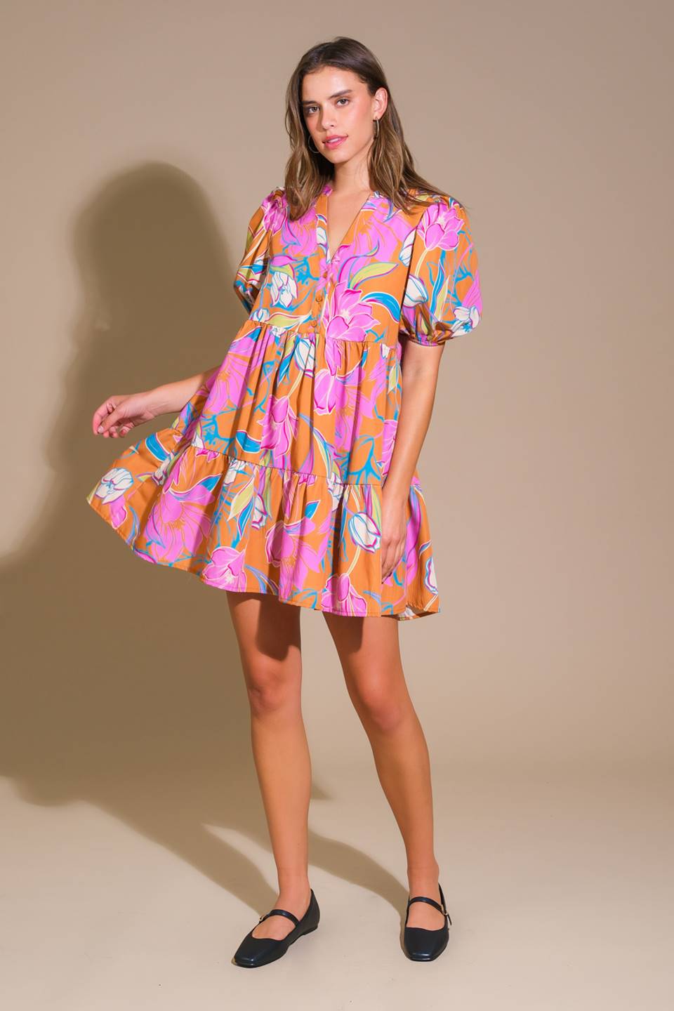 MOMENTOUS CUTENESS WOVEN MINI DRESS - MaraFormigone