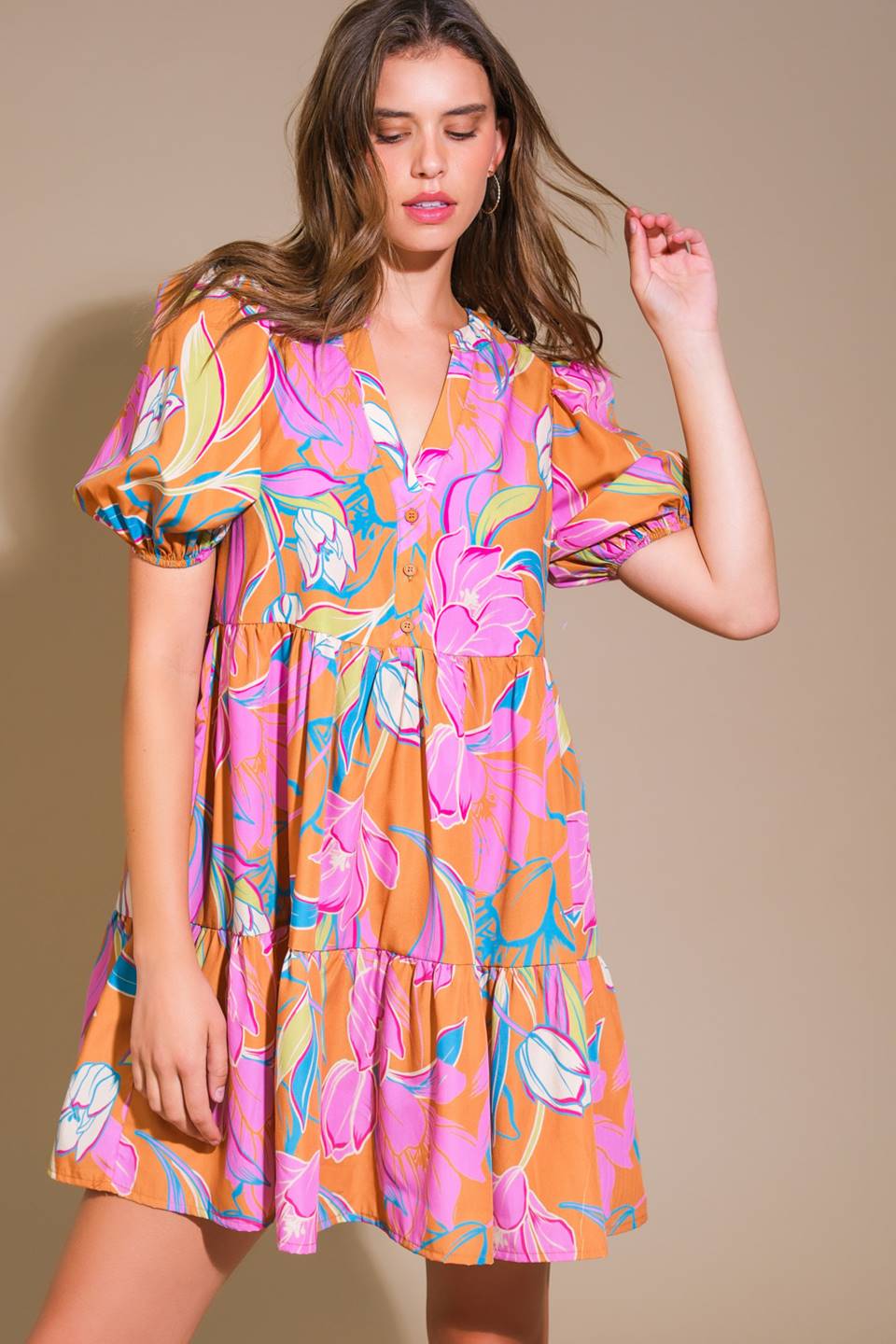 MOMENTOUS CUTENESS WOVEN MINI DRESS - MaraFormigone