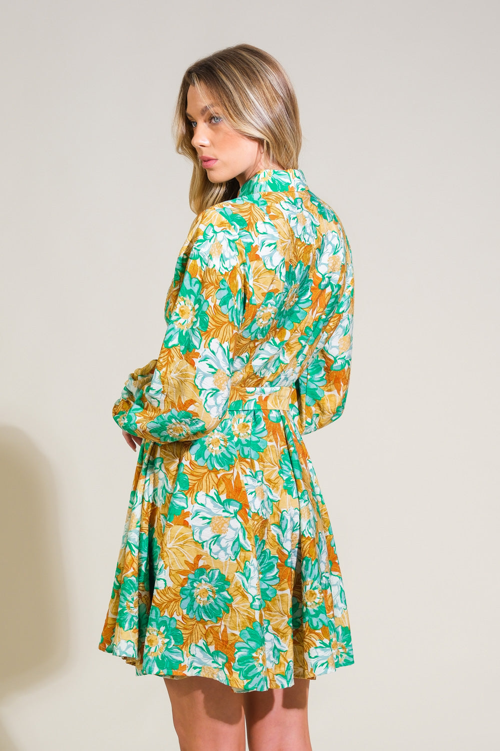 ENCHANTED TO MEET YOU WOVEN MINI DRESS - MaraFormigone