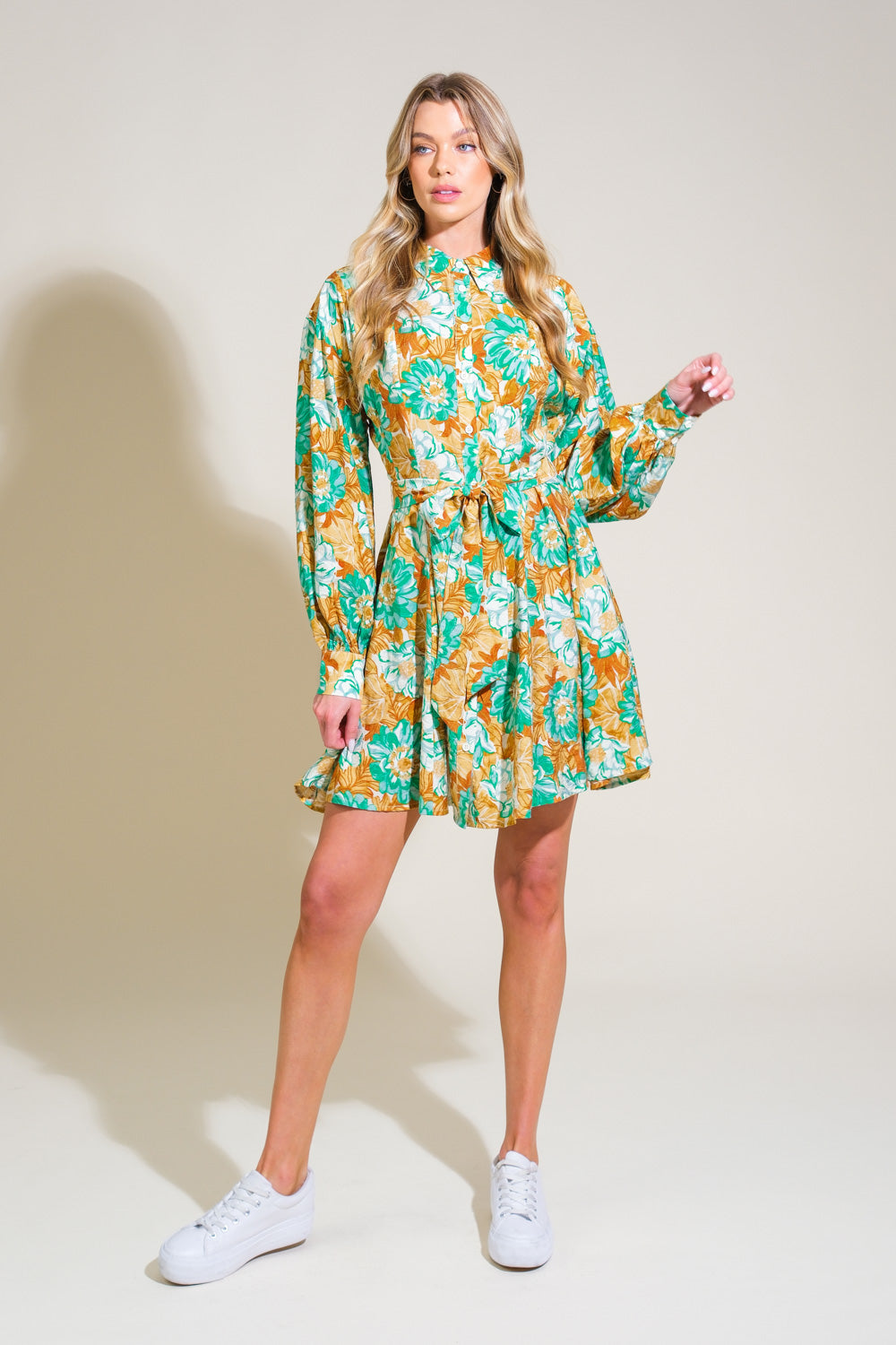 ENCHANTED TO MEET YOU WOVEN MINI DRESS - MaraFormigone