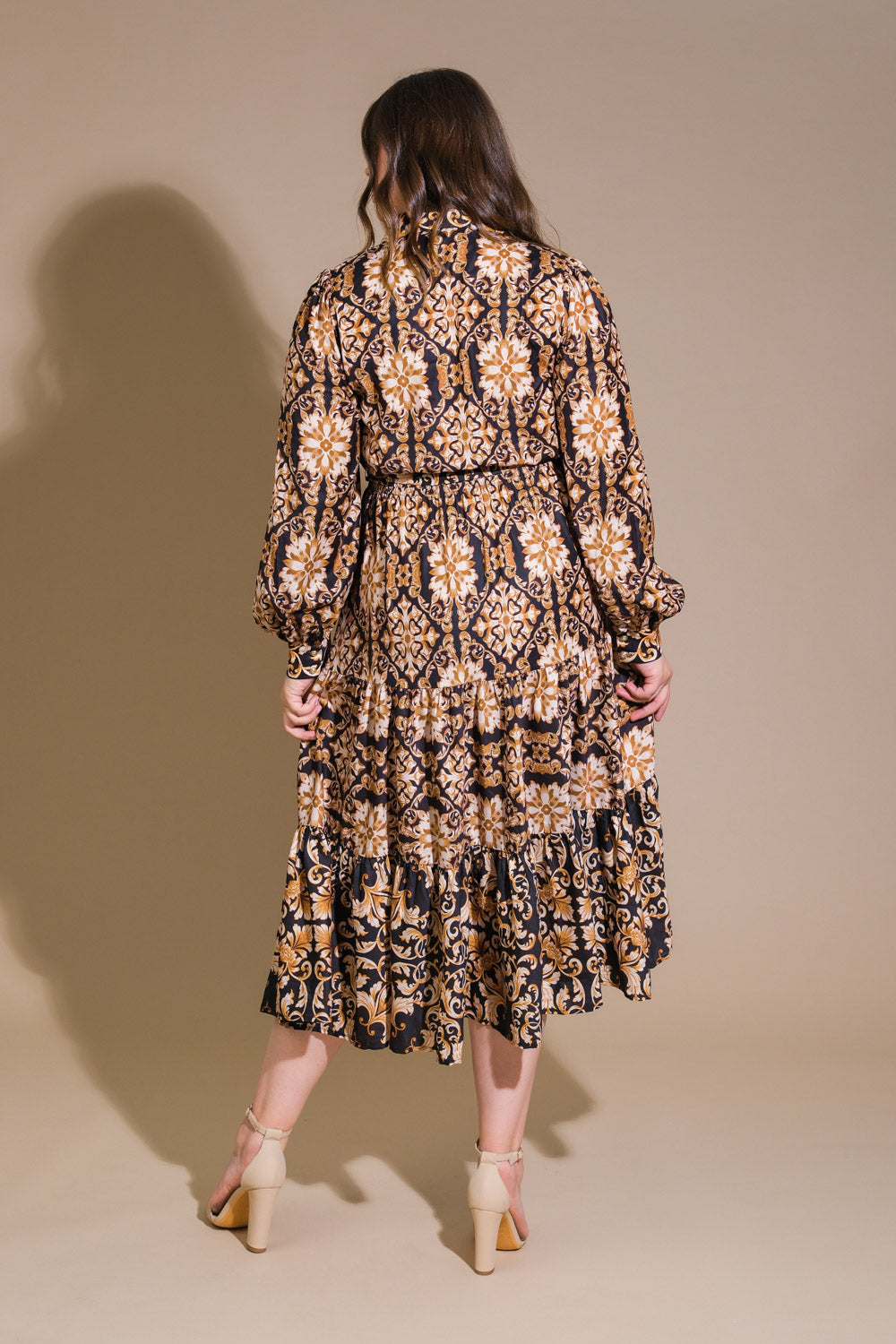 VESTIDO MIDI CELESTIAL BEAUTY TECIDO