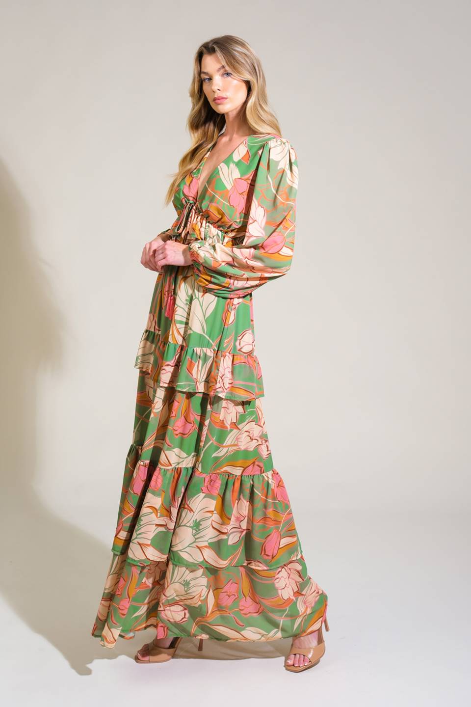 GRACE IN EVERY STEP WOVEN MAXI DRESS - MaraFormigone