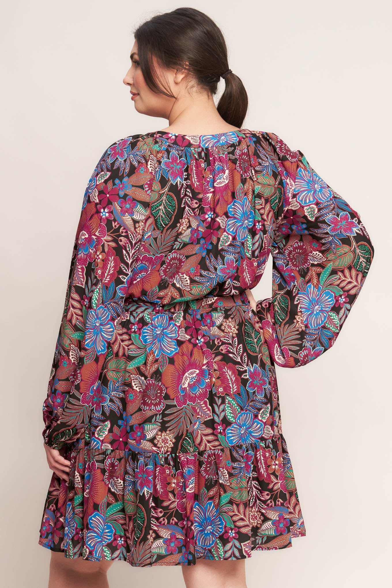 VESTIDO MINI TEJIDO FLORAL BLISS