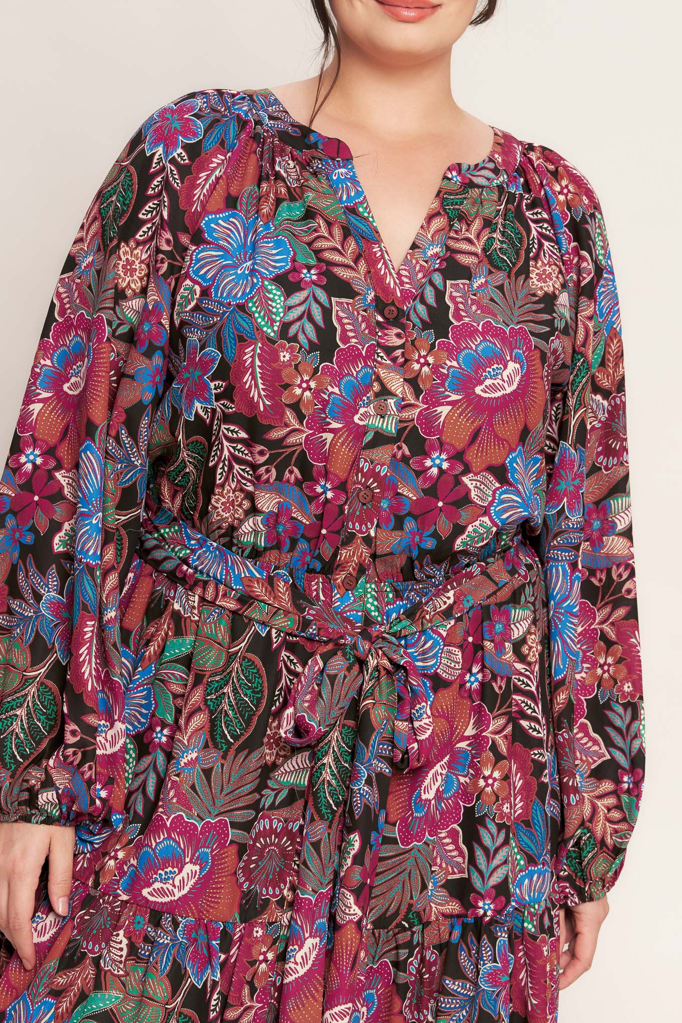 VESTIDO MINI TEJIDO FLORAL BLISS