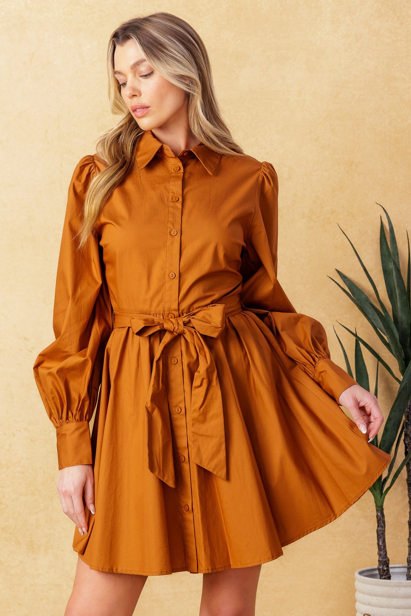 EATONS NECK WOVEN MINI DRESS - MaraFormigone