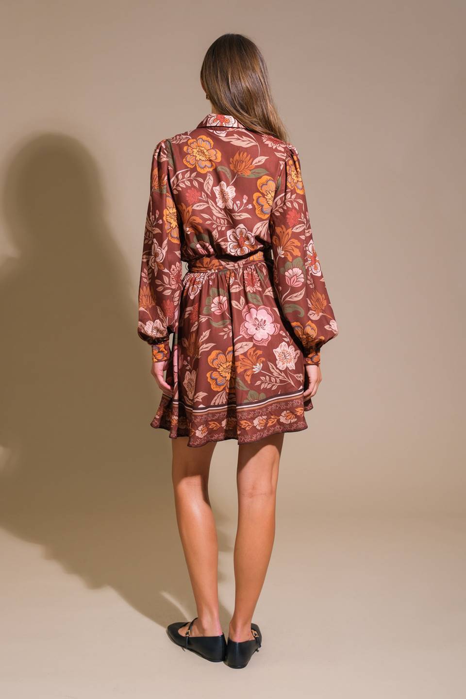 VESTIDO MINI DE TECIDO DESERT DAWN