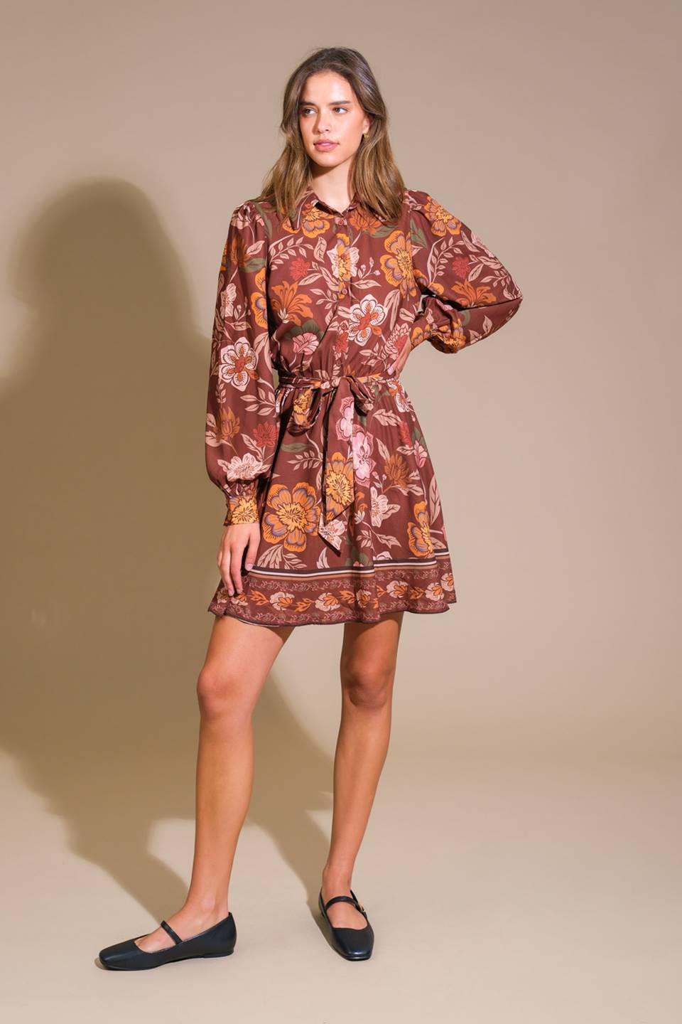 VESTIDO MINI DE TECIDO DESERT DAWN