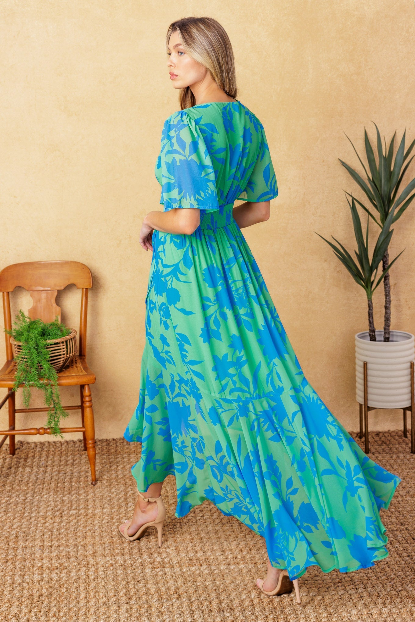 VESTIDO MIDI TECIDO FOREVER DAYDREAMING