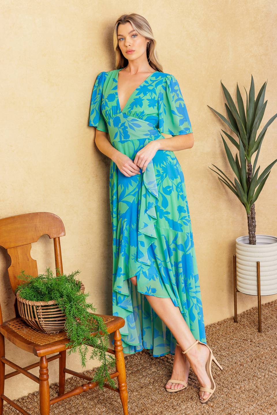 VESTIDO MIDI TECIDO FOREVER DAYDREAMING