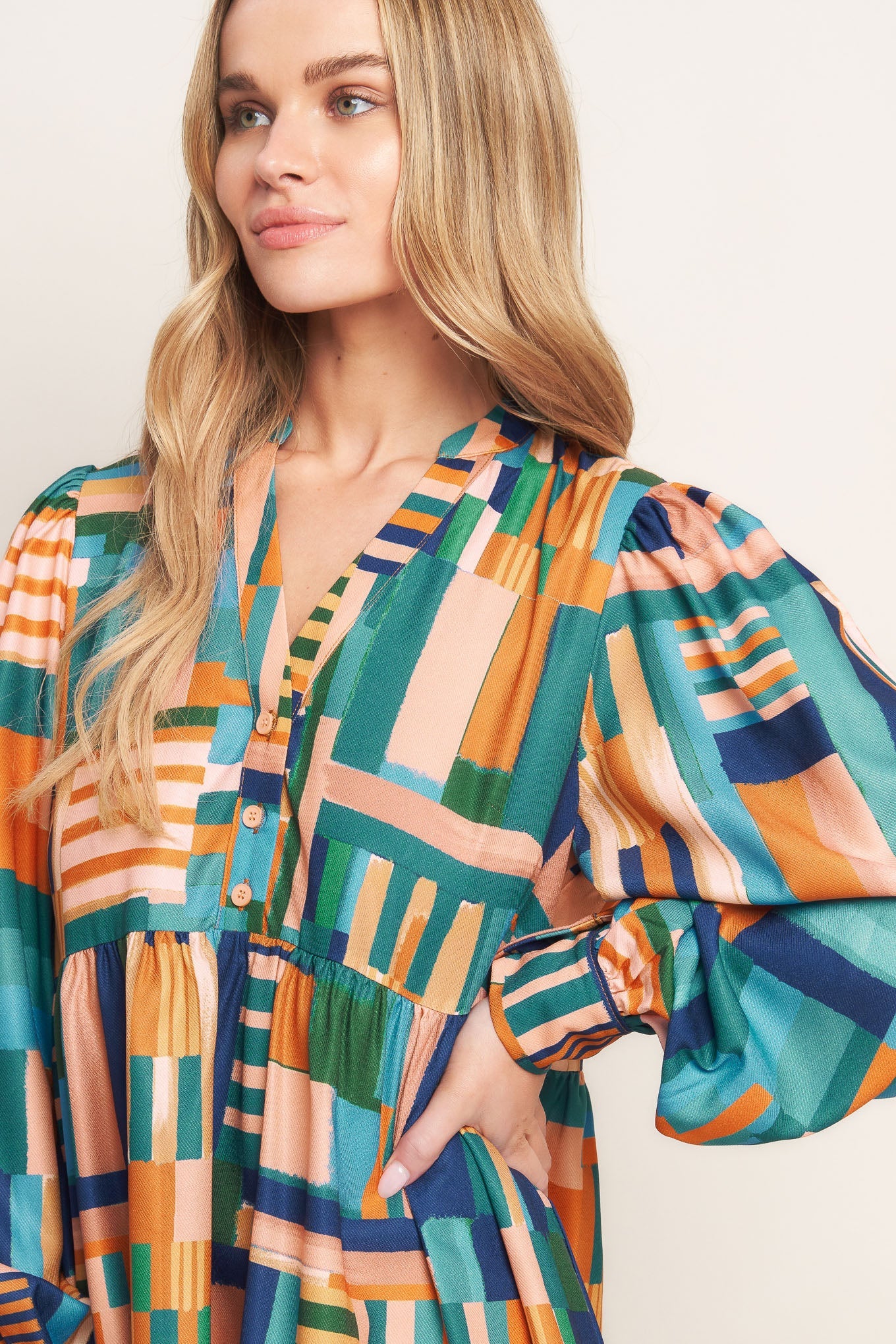 EFFORTLESS SELECTION WOVEN MINI DRESS