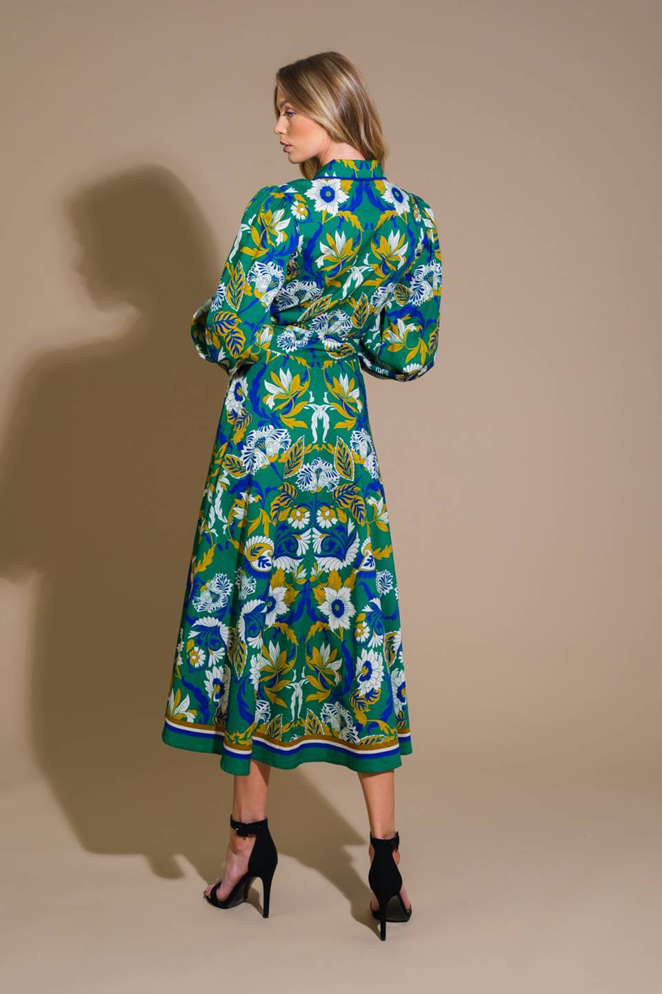 Llévame de vuelta a la camisa, vestido midi tejido