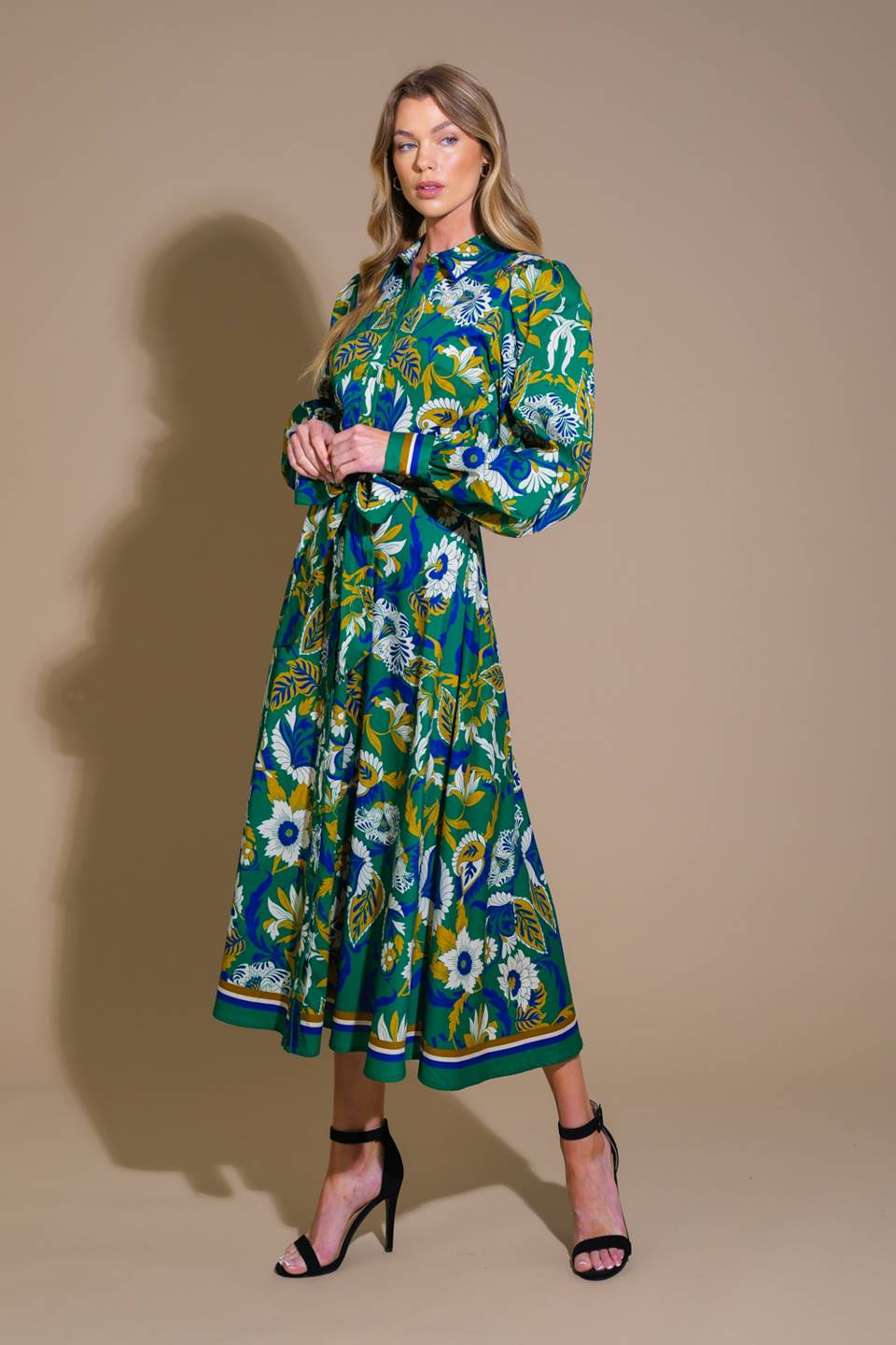 Llévame de vuelta a la camisa, vestido midi tejido