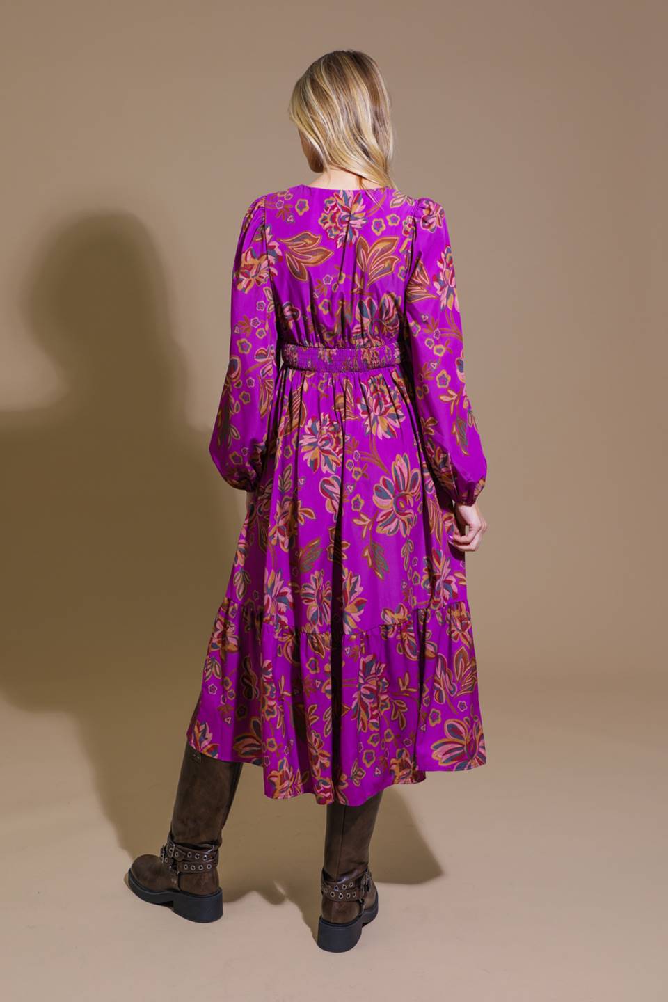 ELEGANTLY ELEVATED WOVEN MIDI DRESS - MaraFormigone