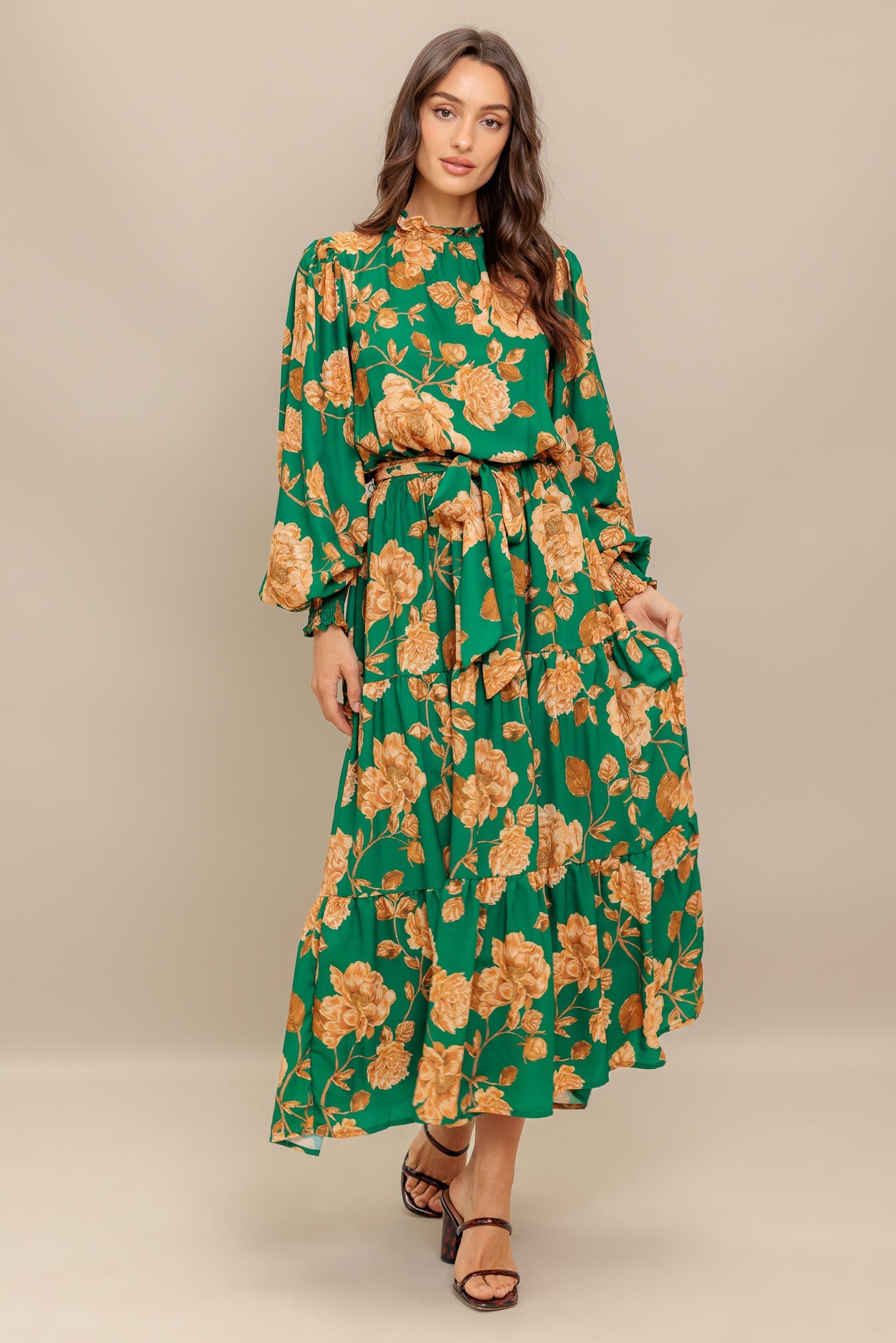 SONGS ABOUT YOU WOVEN MIDI DRESS - MaraFormigone