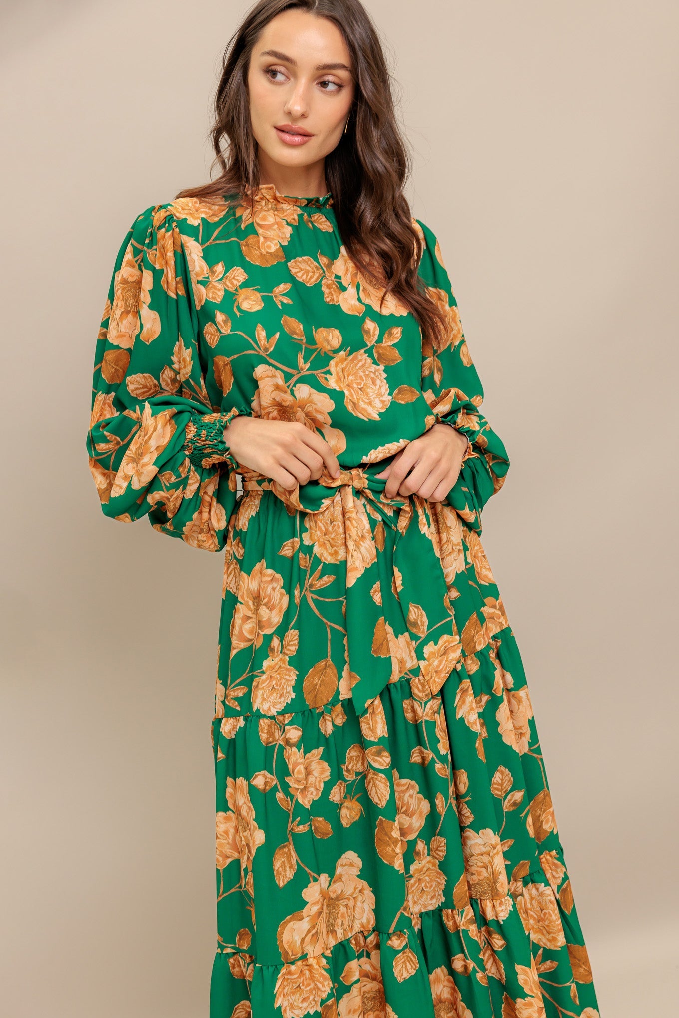 SONGS ABOUT YOU WOVEN MIDI DRESS - MaraFormigone