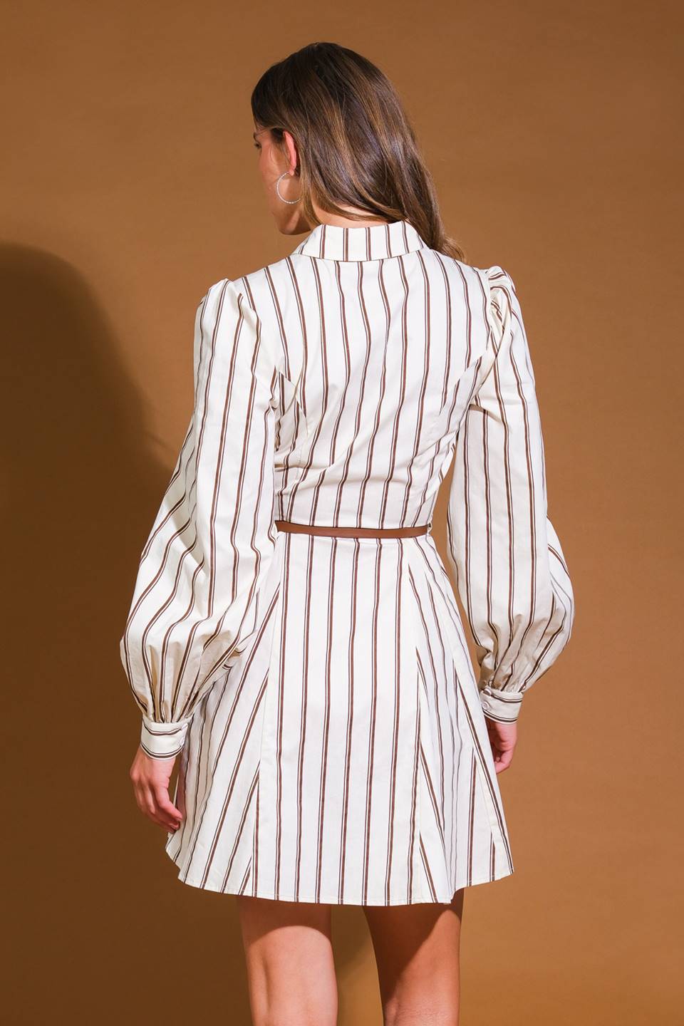 VESTIDO MINI DE TECIDO "LUCKY TO HAVE YOU"