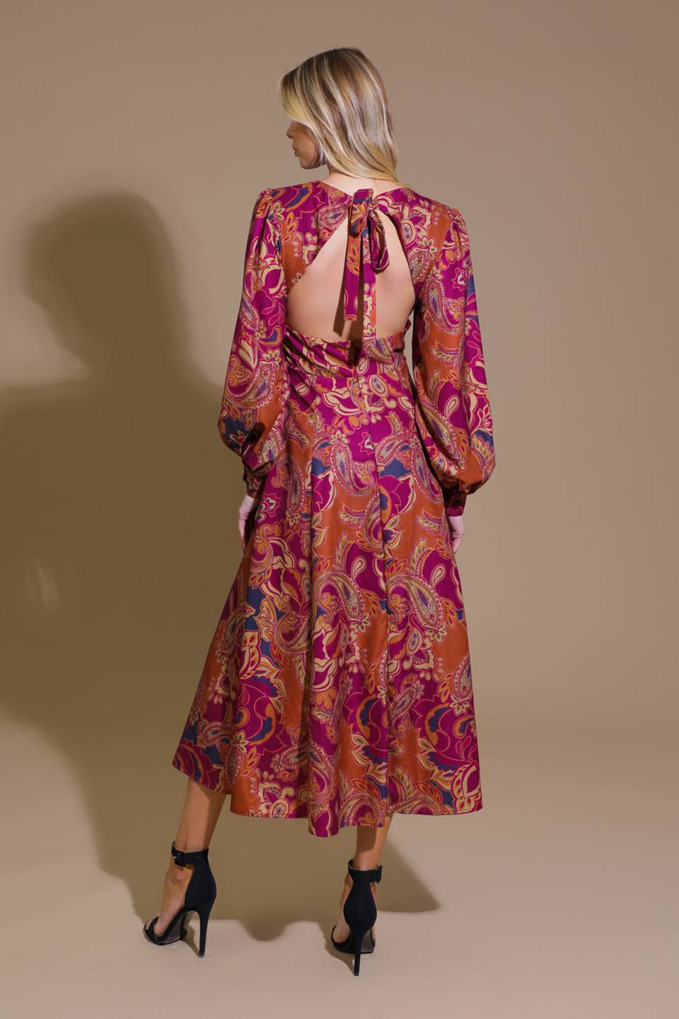 VESTIDO MIDI FOREVERMORE TECIDO