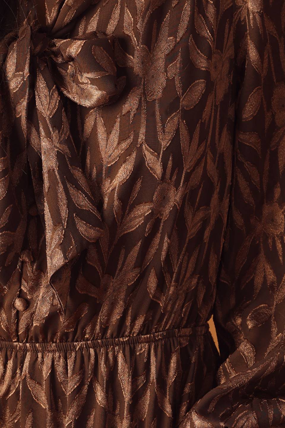 OPEN PATH ALMOND WOVEN MINI DRESS - MaraFormigone