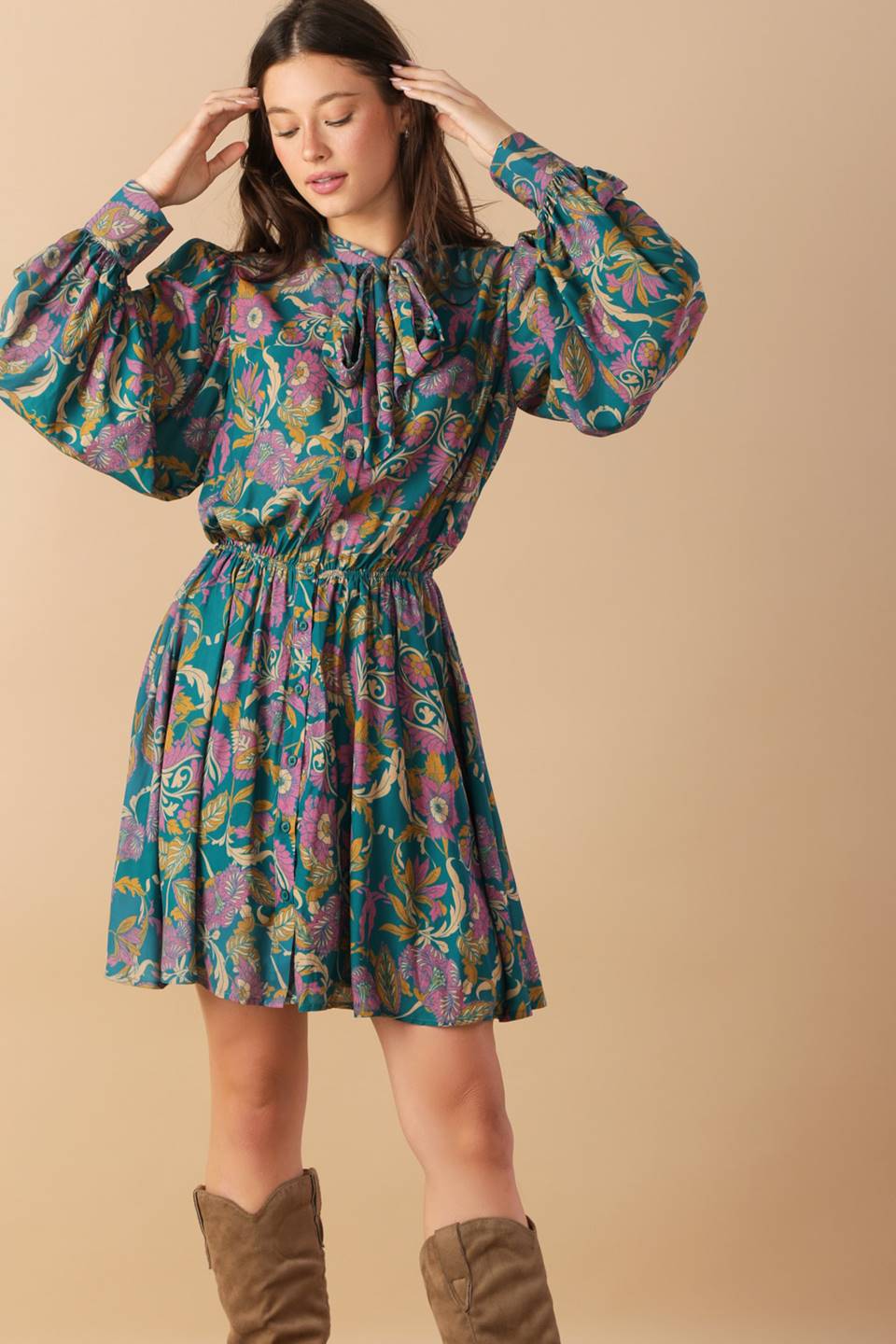 MUCH TO DO WOVEN MINI DRESS - MaraFormigone