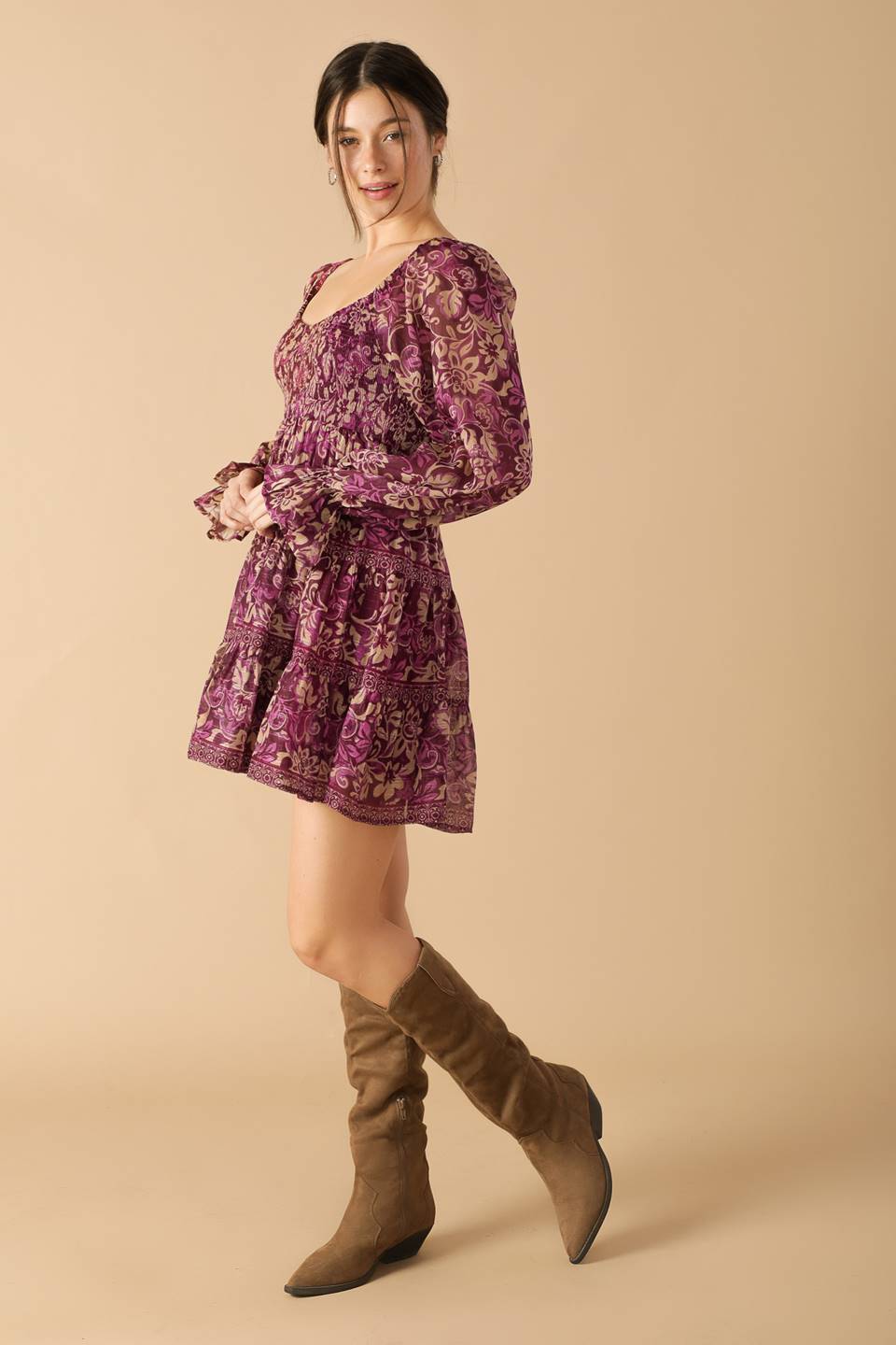 VESTIDO MINI TECIDO SERENE RADIANCE