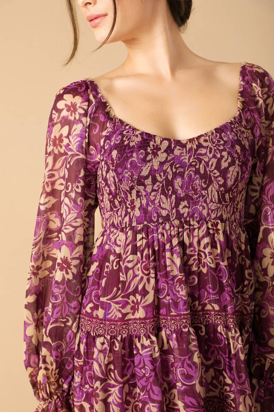 VESTIDO MINI TECIDO SERENE RADIANCE