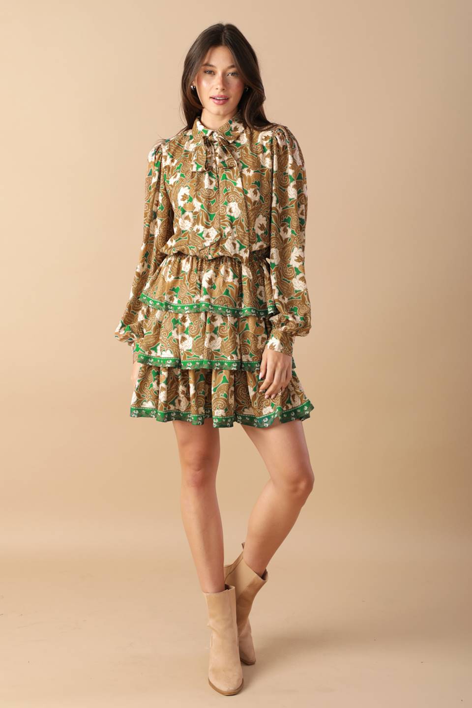 OPEN PATH WOVEN MINI DRESS - MaraFormigone