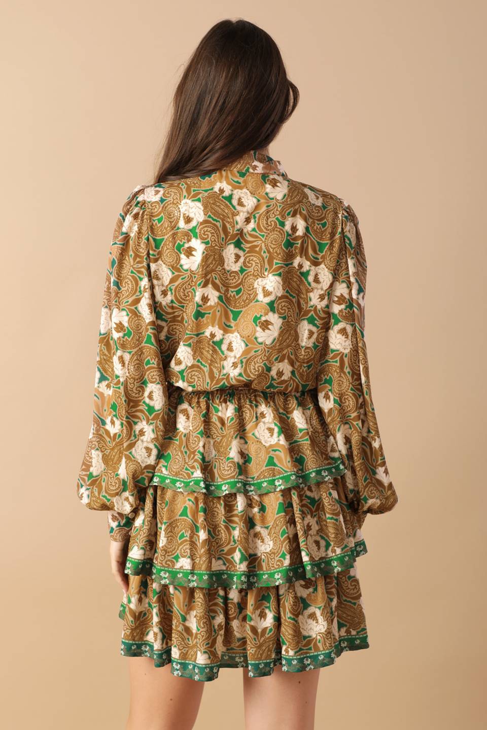 OPEN PATH WOVEN MINI DRESS - MaraFormigone